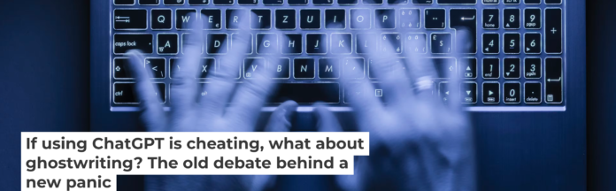 Ghostwriting sits at the nexus of collaboration and deception. EThamPhoto/The Image Bank via Getty Images